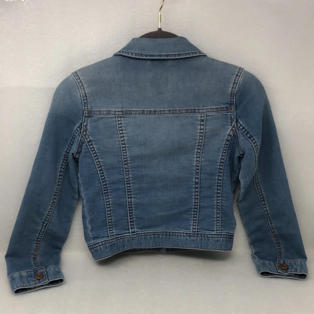 GAP Kids Classic Faded Blue Jean Jacket Size Medium (8-9)
